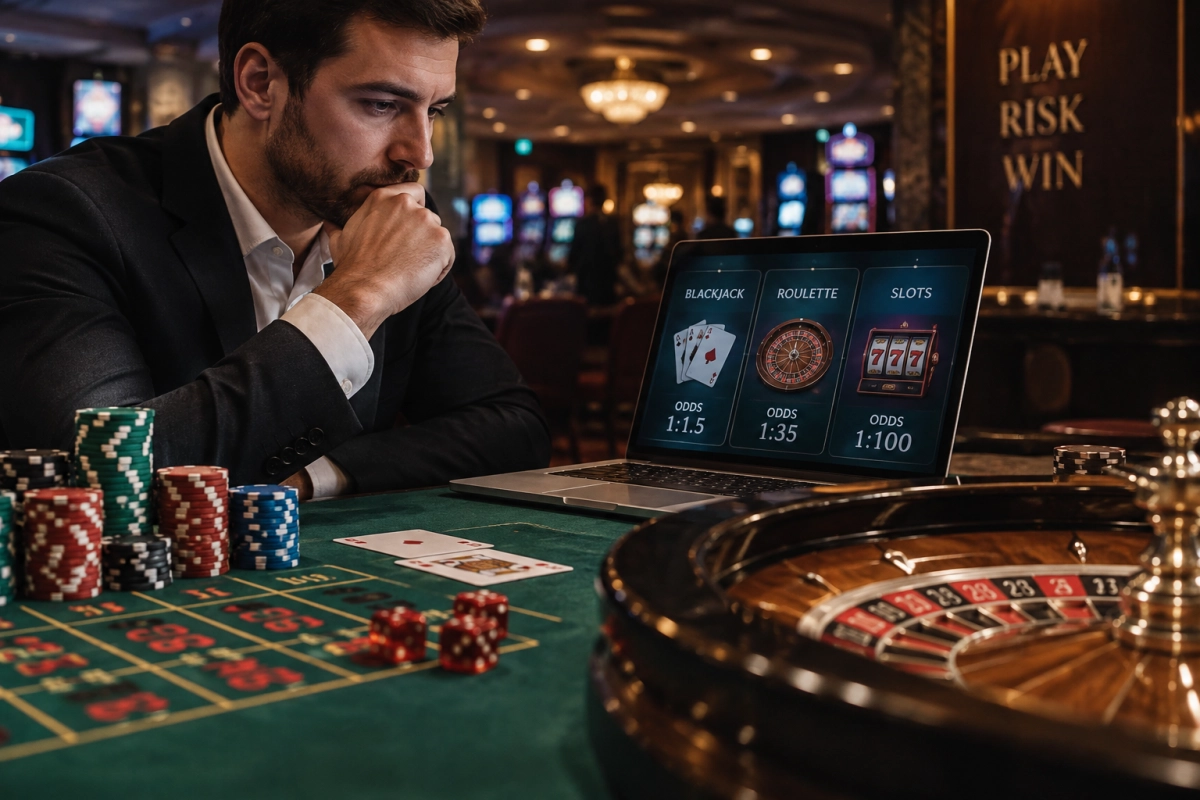 Real Money Casino Games: Comparing Odds, Risk and Potential Payouts