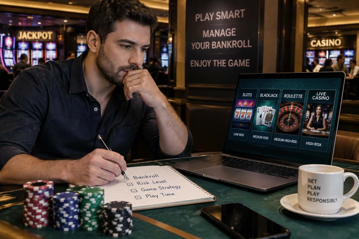 How to Choose Real Money Casino Games by Bankroll and Risk